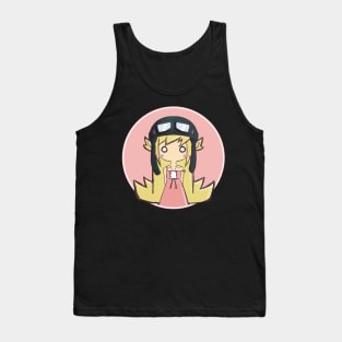 Oshino Shinobu (Monogatari Series) "Pilot Hat" Tank Top